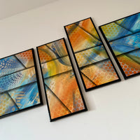 Abstract Quadriptych | Enchanting Polychromy