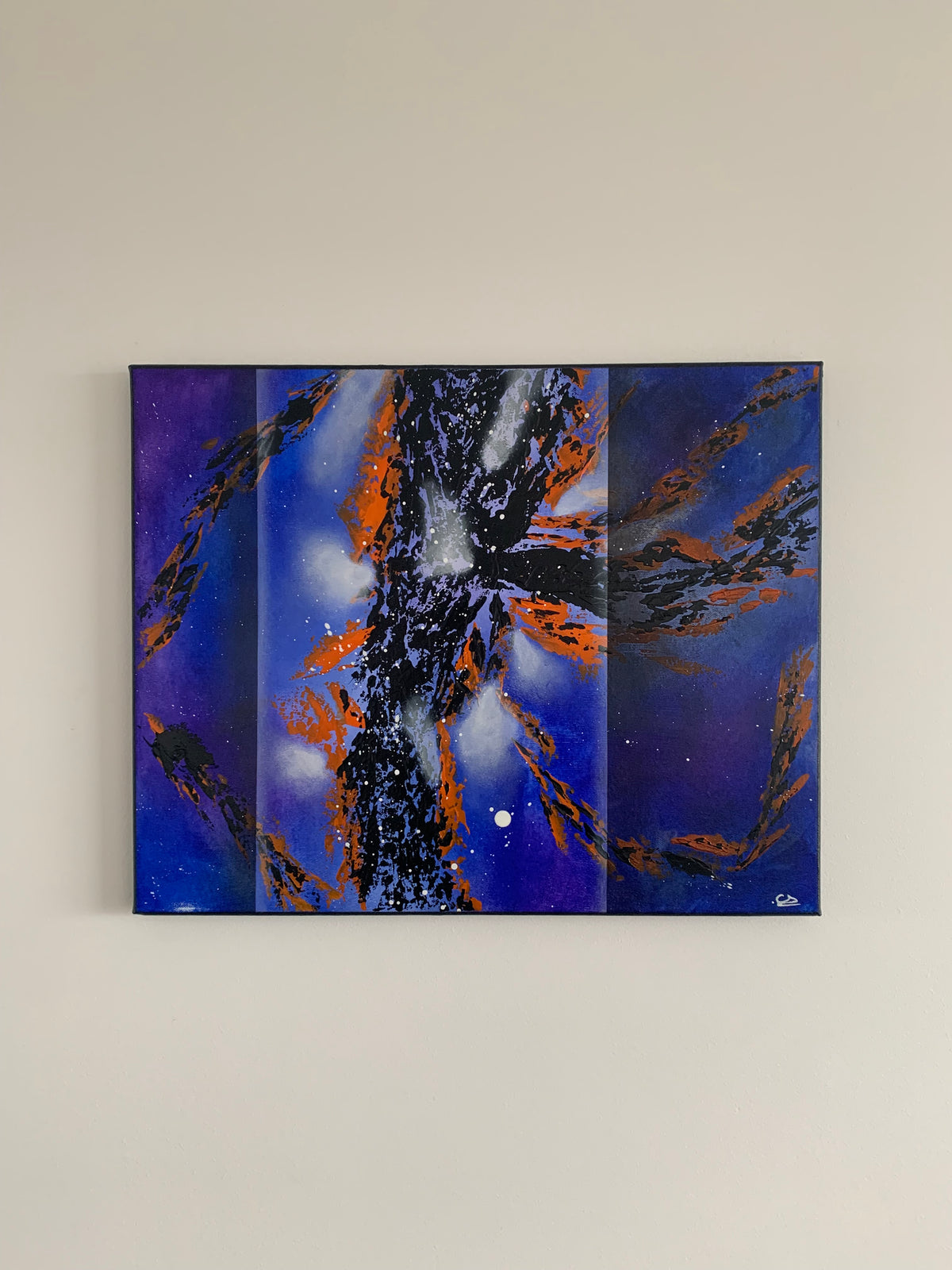 Prismatic Eternal Night | abstract painting