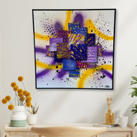 Explosive Vibrance | Contemporary abstract canvas