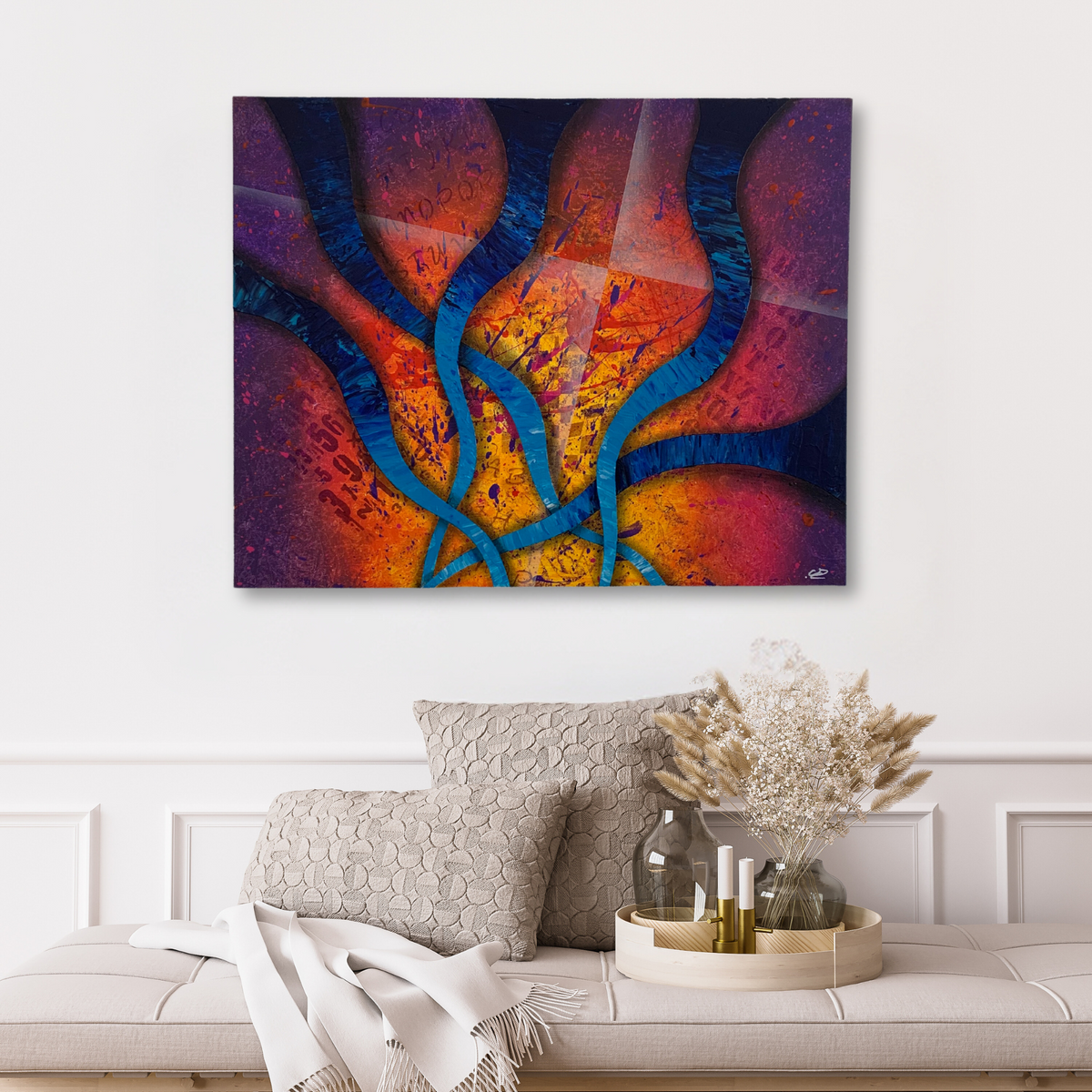 Stranger things | Abstract painting